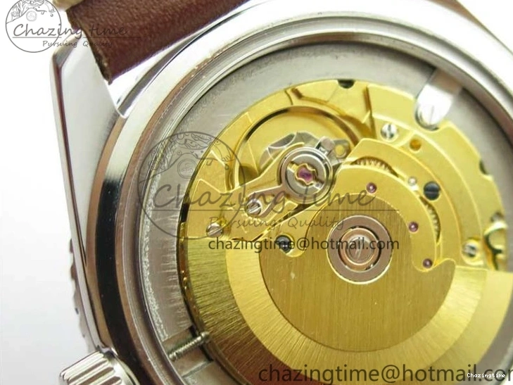 0322 Practical Vintage Seamaster 300 No Date T SS B12 Black Dial On Brown Leather Strap A2836 (Free Nylon Strap) 7910